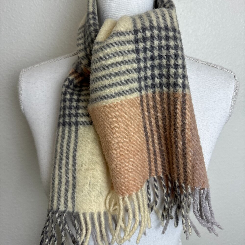 100%  Shetland Wool Scotland Scarf Unisex